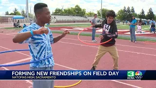 Annual field day Natomas high school students and special education students