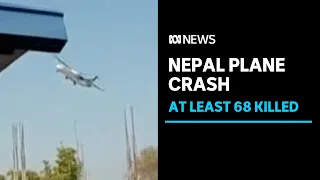 Footage shows aircraft moments before crash in Nepal | ABC News