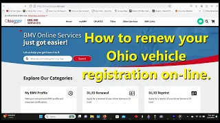 Ohio BMV online services, how to renew your vehicle registration, replacement sticker, etc. - VOTD