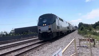 Late Amtrak 92 going through Columbia with horn salute from friendly Amtrak engineer