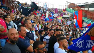 Ingresso ultras Catania curva Nord,