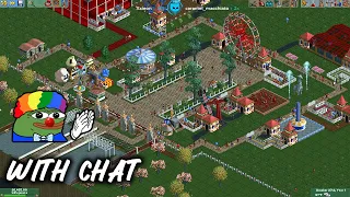 Lirik plays RollerCoaster Tycoon 2