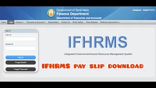 IFHRMS pay slip download