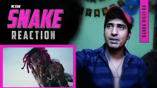 MC STΔN - SNAKE (Official Music Video) | REACTION | SNAKE REACTION | BANDA DILLI KA