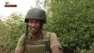 African Soldier in Donbas