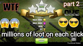 Millions of loot and dead bases on each click||townhall 8 !! Clash of clans tricks and strategies