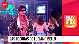 Las más divertidas locuras de Felipe como Luciano Bello en TVN | Muy buenos días