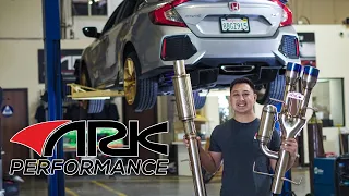 BEST HONDA CIVIC 10TH GEN EXHAUST EVER | ARK PERFORMANCE DT-S INSTALL + GREDDY DD-R COMPARISON!