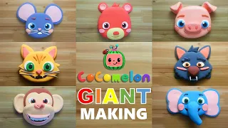 GIANT cocomelon animal clay making collection 거대 코코멜론 동물 클레이로 만들기 모음