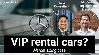 Market sizing case interview: airport rental (w/ McKinsey Engagement Manager & BCG Consultant)