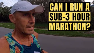 IT'S ON .... SUB-3 HOUR MARATHON ATTEMPT | CAN I DO IT AT AGE 56?