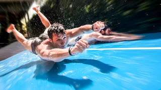 A falta de piscina en casa...🤔