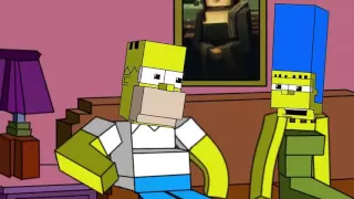 The funny Simpson mod Minecraft