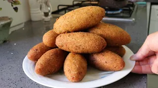 Cypriot style Bulgur Koftesi - Koupes / Kibris usulu Bulgur Koftesi