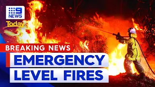 Bushfires continue to tear through large parts of Queensland | 9 News Australia