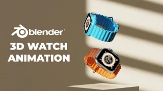 3D Watch Animation in Blender - Blender 3D Tutorial | Product Animation & Lighting