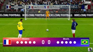 PES 2021 | FRANCE vs BRAZIL | Penalty Shootout | Neymar vs Griezmann, Mbappe | Gameplay