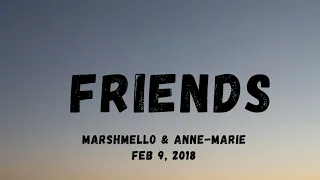 Marshmello & Anne-Marie - FRIENDS (Lyric Video)