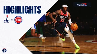 Highlights: Washington Wizards vs. Detroit Pistons | 01/15/24