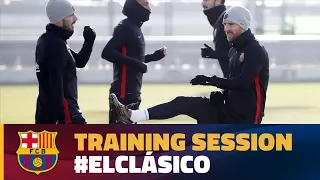 Last training session before ‘El Clásico’ in Madrid