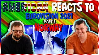 American reacts to Eurovision 2021 NORWAY Tix - Fallen Angel
