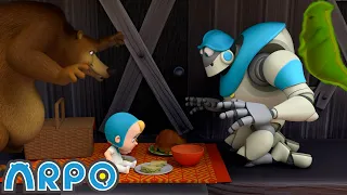 ARPO The Robot | Creepy Cabin Picnic! | No Dialogue Comedy Cartoons for Kids