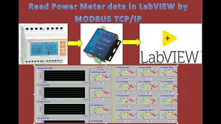 LabVIEW- Read Power Analyzer data into LabVIEW by Modbus TCP/IP