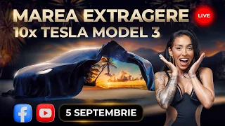 Extragem 10 Tesla Model 3 + 40.000 LEI Cash în Chat