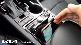 CK - 2022 Kia K5 - How To Use Your Wireless Phone Charger!