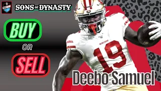 Deebo Samuel, WR, San Francisco 49ers - Dynasty Sell #nfl