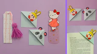 cute book marks idea diy/easy crafts/DIY school supplies/paper crafts