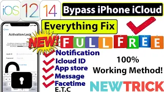 How to Unlock iPhone iCloud | Everything Fix in Full Free | iCloud Sign in Notification, ON/OFF Fix