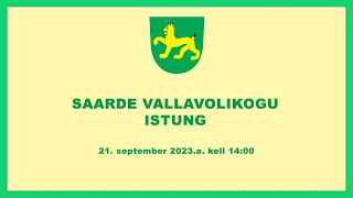 Saarde Vallavolikogu istung 21.09.2023 kell 14:00