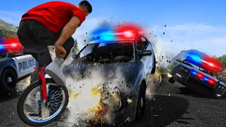 Trolling Cops with 1000HP Unicycle on GTA 5 RP