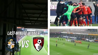 LUTON TOWN FC 3-2 AFC BOURNEMOUTH HIGHLIGHTS/MATCHDAY VLOG!
