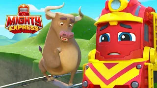 Nate’s Big Bull Delivery | Mighty Express Clips | Cartoons for Kids