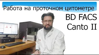 Работа на проточном цитометре. BD FACS Canto II. Fluorescence-activated Cell Sorting. Manual.