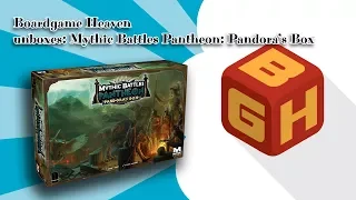 Boardgame Heaven Unboxing 37: Myhtic Battles Pantheon: Pandora's Box, Atlas, Thermopylae Battlefield