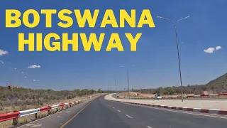 Gaborone - Driving out of town - Botswana