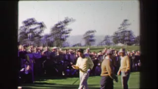 1969: Bob Hope Dean Martin at Bing Crosby National Pro-Amateur golf tournament. PEBBLE BEACH