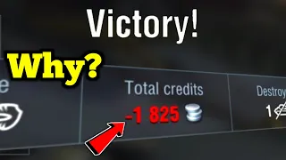 Losing Credits While Winning? - World of Tanks Blitz