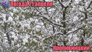 Погода 21 апреля 2017 года.Украина город Кропивницкий. У природы нет плохой погоды?