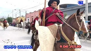 DESFILE DE GAUCHOS EN CAMPO QUIJANO.SALTA.9 DE JULIO 2023