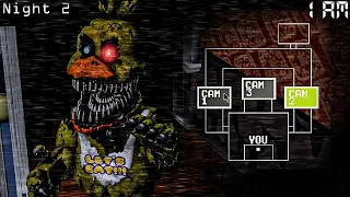 Они сделали FNAF 4 С камерами...Это СТРАШНО  (прошел 8-ю ночь)