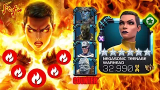 NEGASONIC 6⭐R6 es ARDIENTE❤‍🔥 | ¿¡Counter de casi TODOS los hábiles?! | GUÍA y DAÑO | MCOC