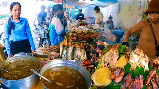 Best Cambodian street food | Delicious Khmer food, Grilled Fish, Pork Chicken Frogs, Soup & More