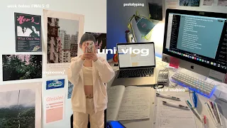 UNI VLOG 👩🏻‍💻 engineering student diaries, productive studying, prototyping and designing