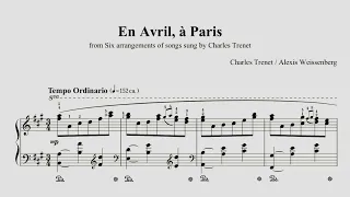 En avril, à Paris (Trenet-Weissenberg) | Lana Henchell, piano