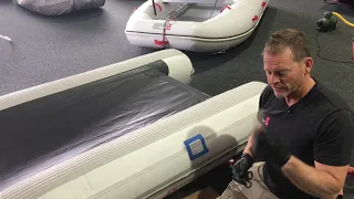 How repair an inflatable boat puncture - best practice