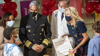 First Lady Jill Biden visits Houston as part of nationwide effort to vaccinate children